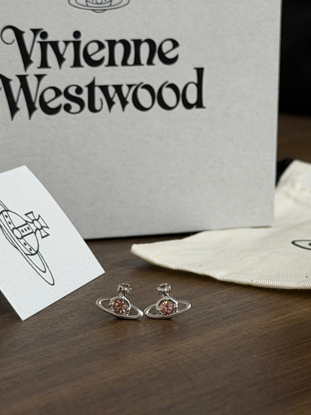Vivienne Westwood Nano Solitaire Earrings