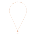 Van Cleef & Arpels Sweet Alhambra Collection 18K Rose Gold Four-Leaf Clover Necklace