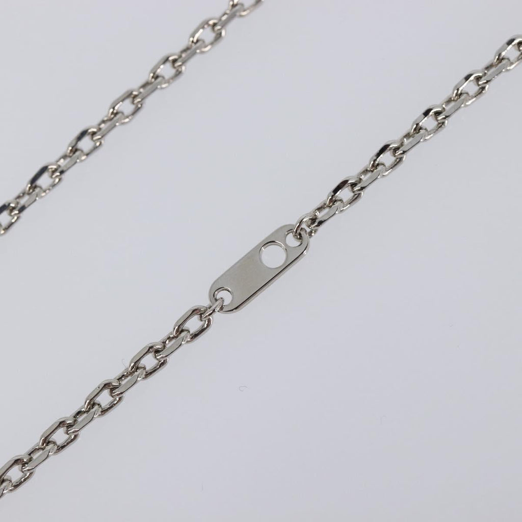 LOUIS VUITTON LV Plane Necklace Metal Silver Tone MP3157 LV Auth 203697V