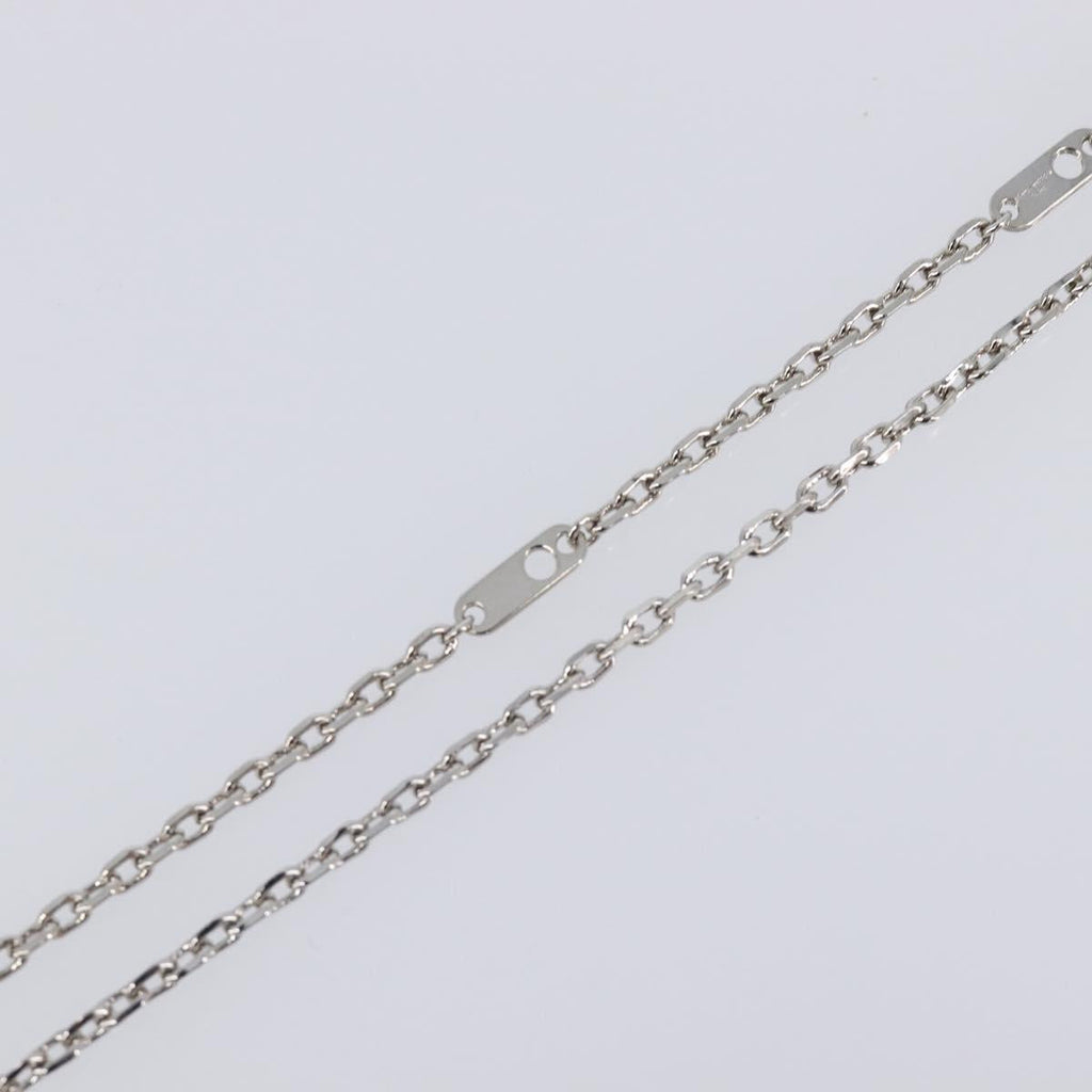 LOUIS VUITTON LV Plane Necklace Metal Silver Tone MP3157 LV Auth 203697V