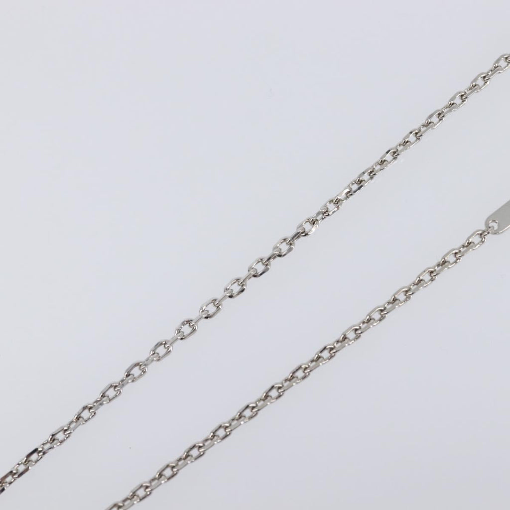LOUIS VUITTON LV Plane Necklace Metal Silver Tone MP3157 LV Auth 203697V