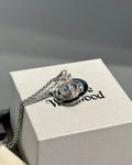Vivienne Westwood ORB Pendant Crystal Iridescent Limited Edition [Super Limited Restock! All Stock Available Now - A Rare Opportunity!]