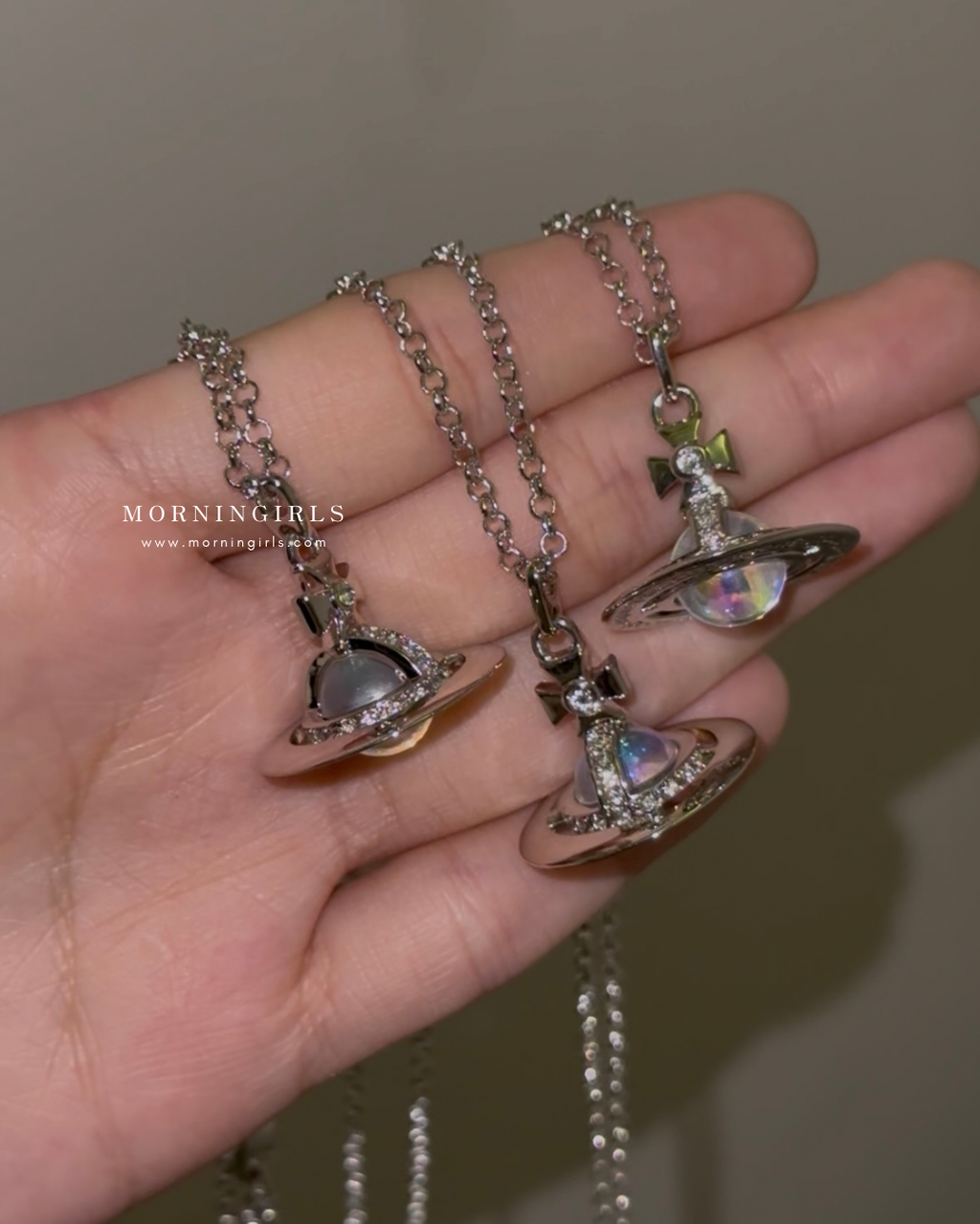 Vivienne Westwood ORB Pendant Crystal Iridescent Limited Edition [Super Limited Restock! All Stock Available Now - A Rare Opportunity!]