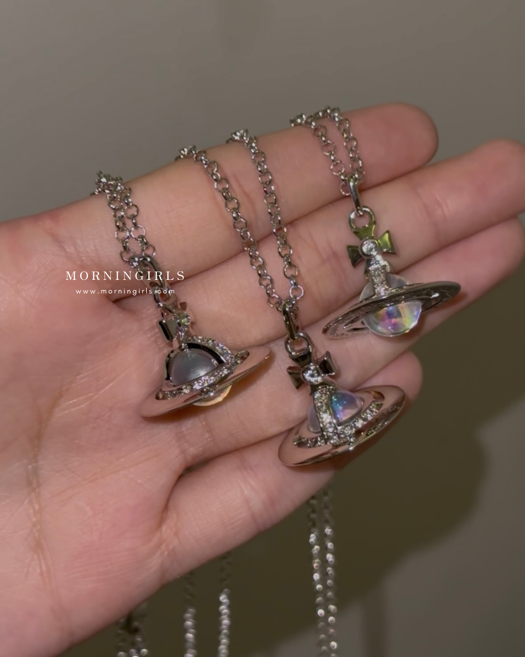 Vivienne Westwood ORB Pendant Crystal Iridescent Limited Edition [Super Limited Restock! All Stock Available Now - A Rare Opportunity!]