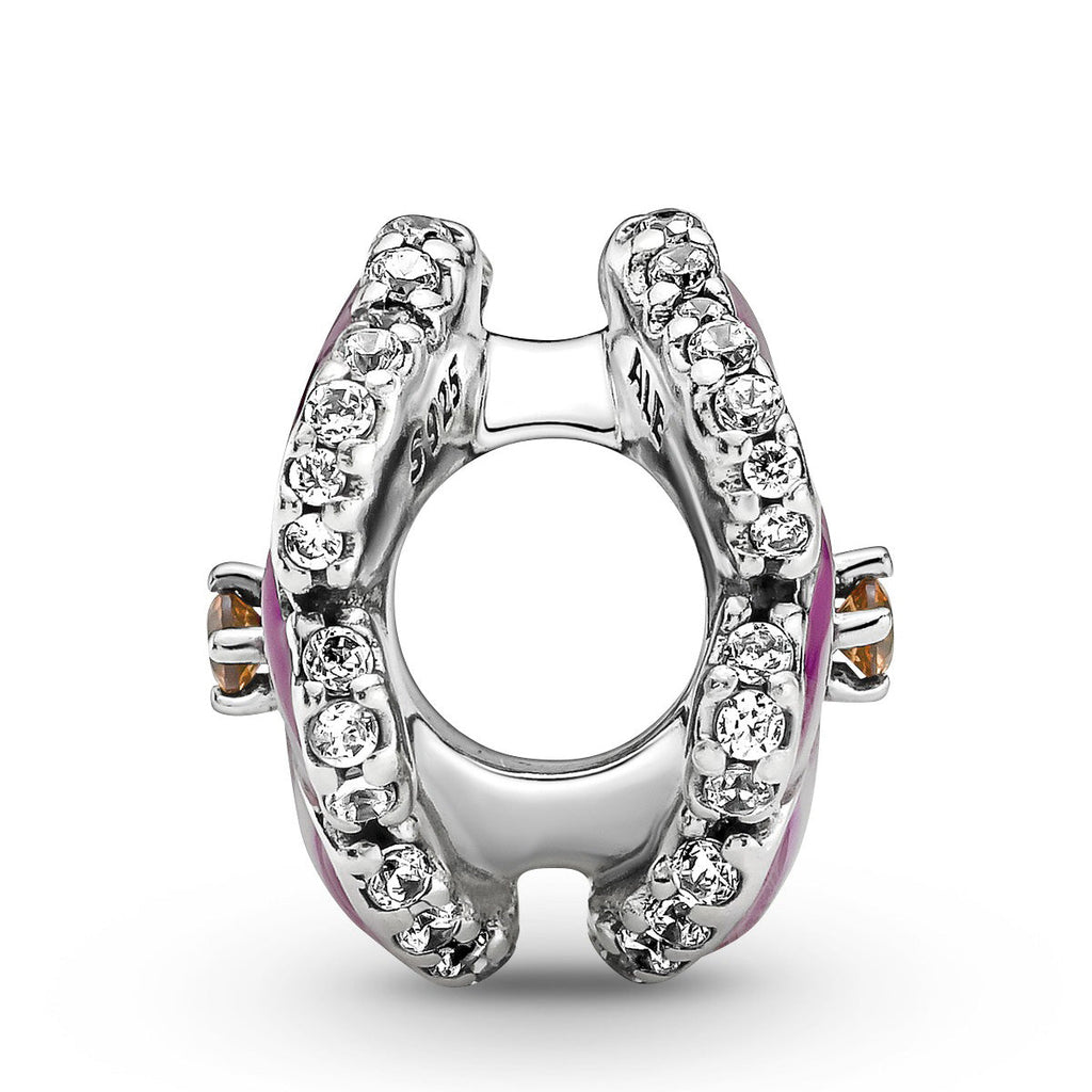 Pandora Pansy Flower Charm