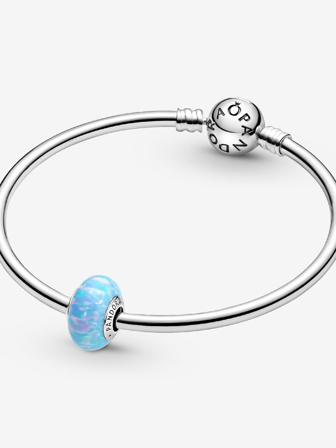 Opalescent Ocean Blue Charm - Sterling Silver - 791691C01
