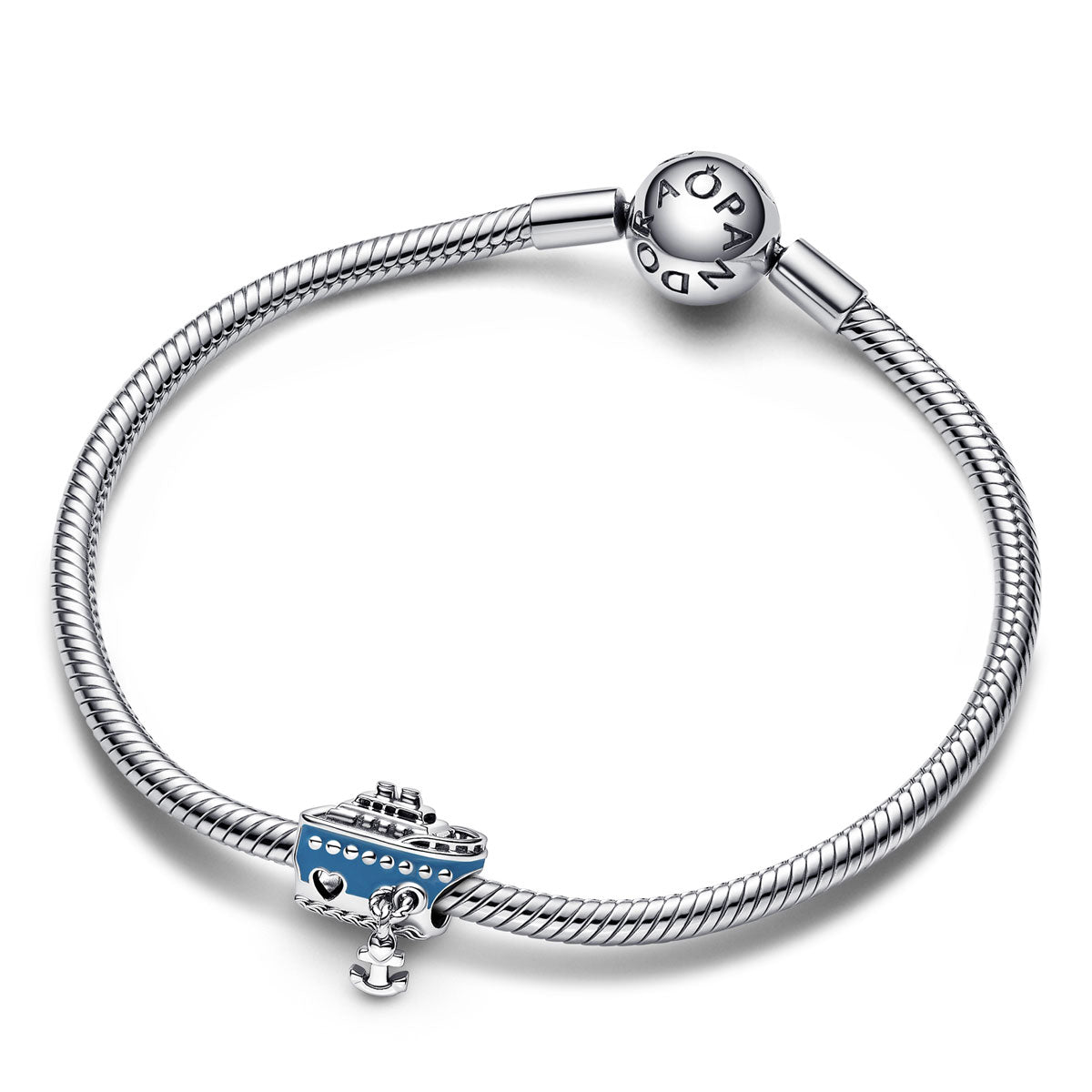 Pandora Anchored Cruise Ship Charm