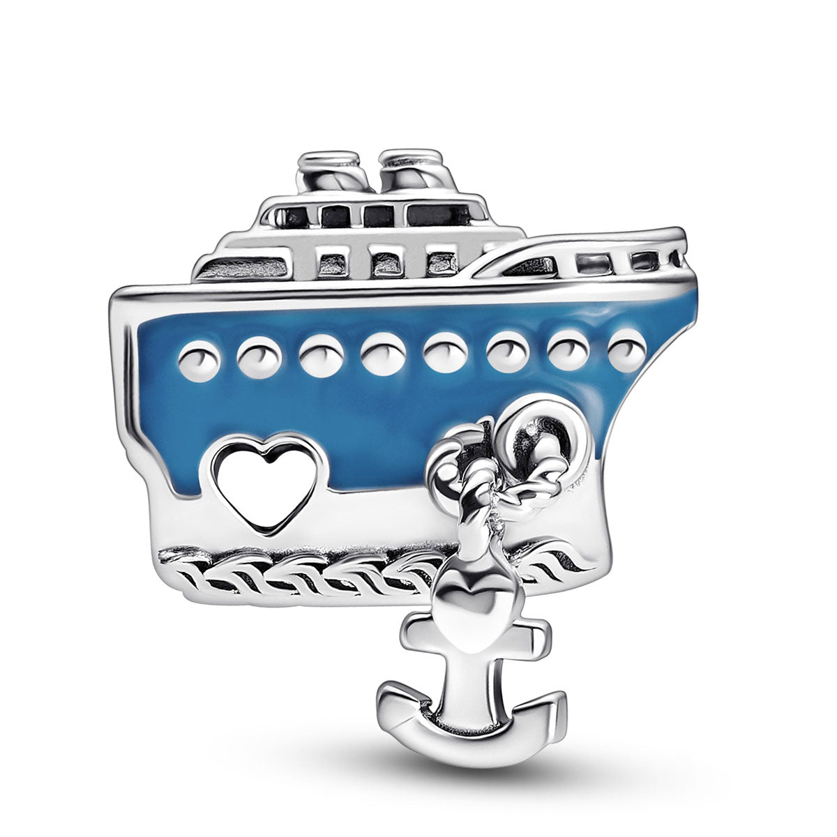 Pandora Anchored Cruise Ship Charm