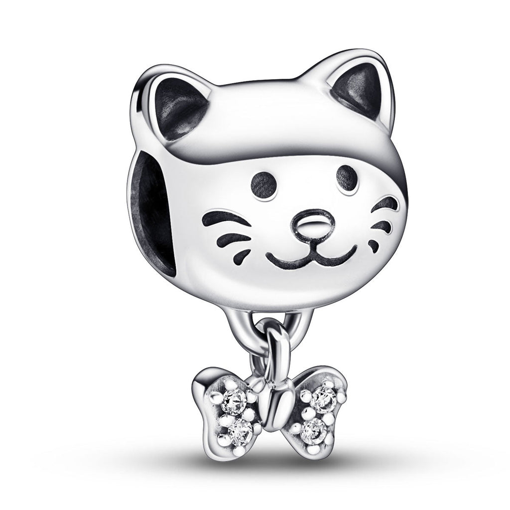 Pandora Pet Cat & Bow Charm