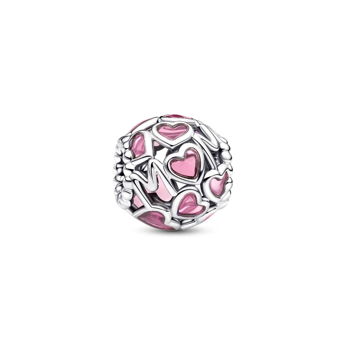 Pandora Openwork Hearts Mom Charm