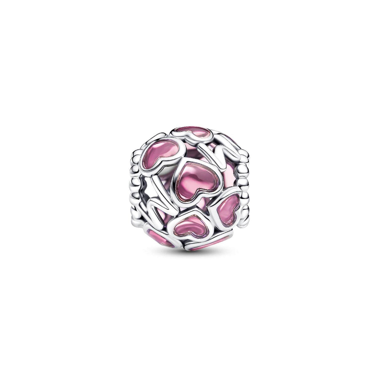 Pandora Openwork Hearts Mom Charm