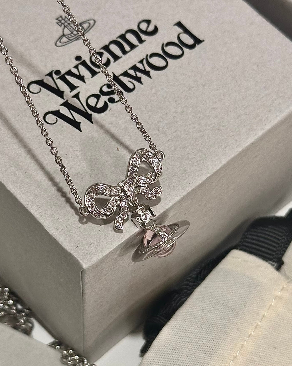 Vivienne Westwood Octavie Necklace иќґиќ¶зµђж�џзђѓ 100%зґ”йЉЂ [IVEз›ґдє•жЂњеђЊж¬ѕ]