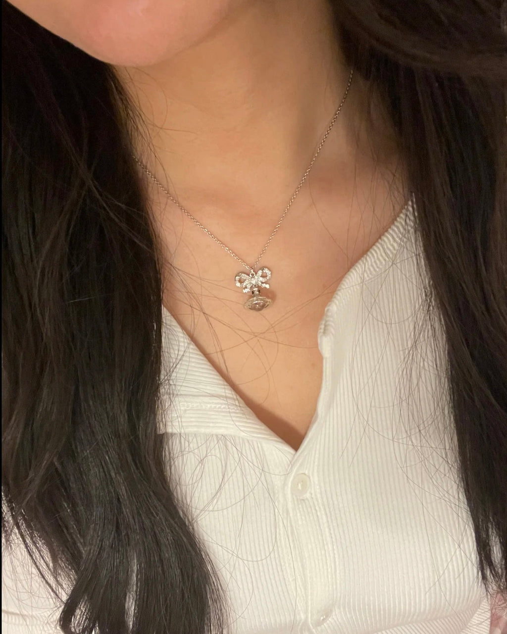 Vivienne Westwood Octavie Necklace иќґиќ¶зµђж�џзђѓ 100%зґ”йЉЂ [IVEз›ґдє•жЂњеђЊж¬ѕ]