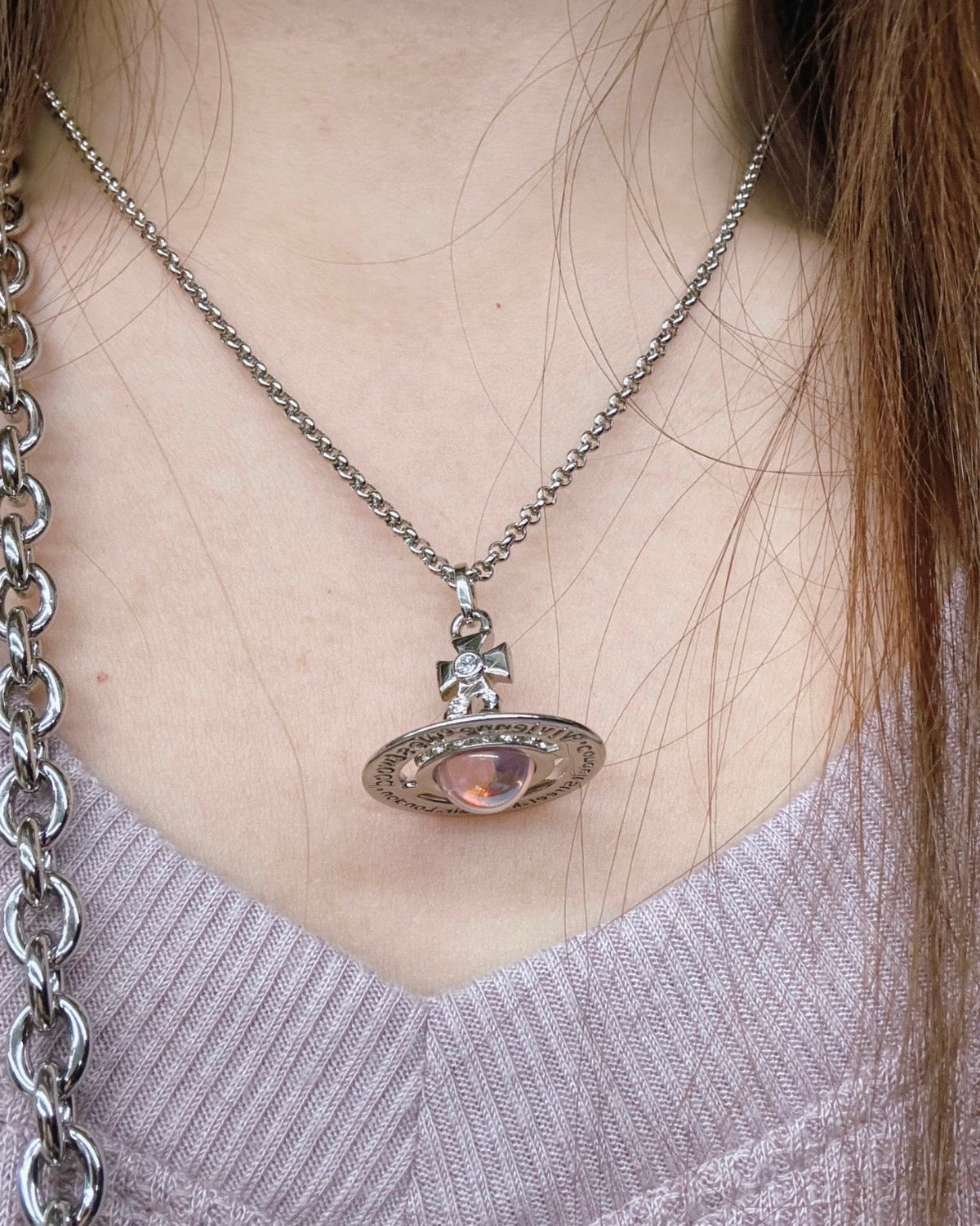 Vivienne Westwood ORB Pendant Crystal Iridescent Limited Edition [Super Limited Restock! All Stock Available Now - A Rare Opportunity!]