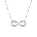 Swarovski Hyperbola Infinity Rhodium Plated Necklace