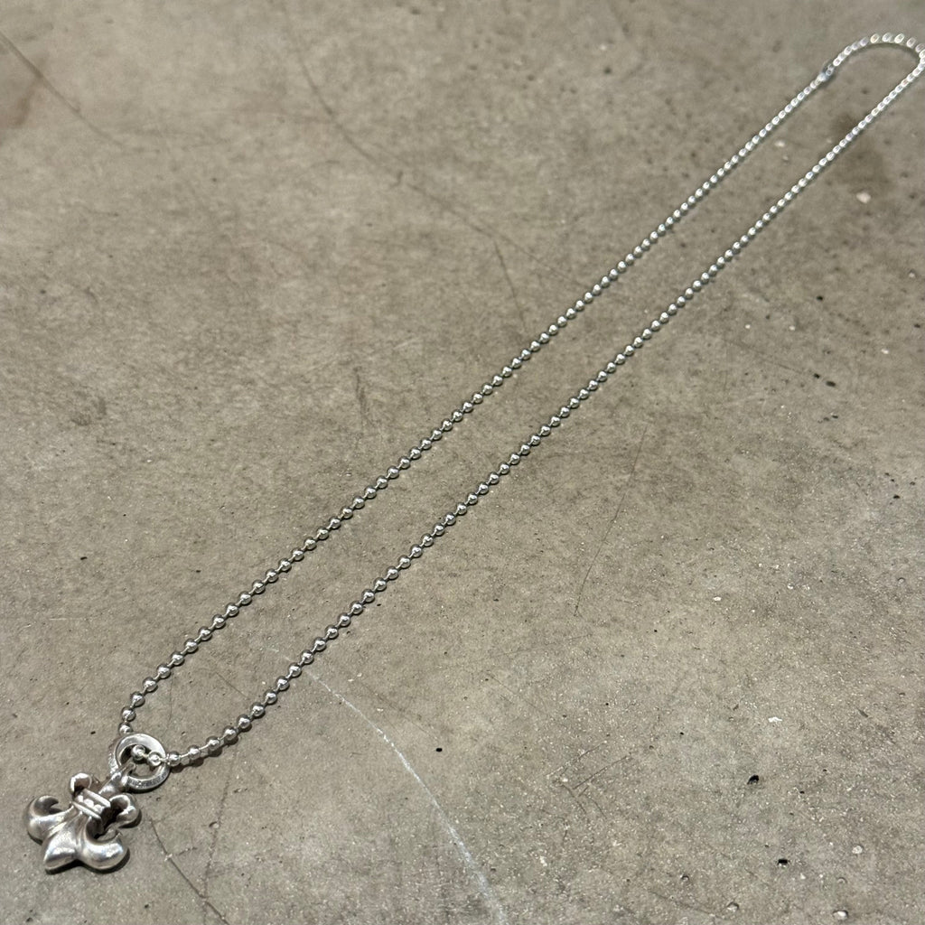 CHROME HEARTS BS FLEUR CHARM NECKLACE ‘SILVER’