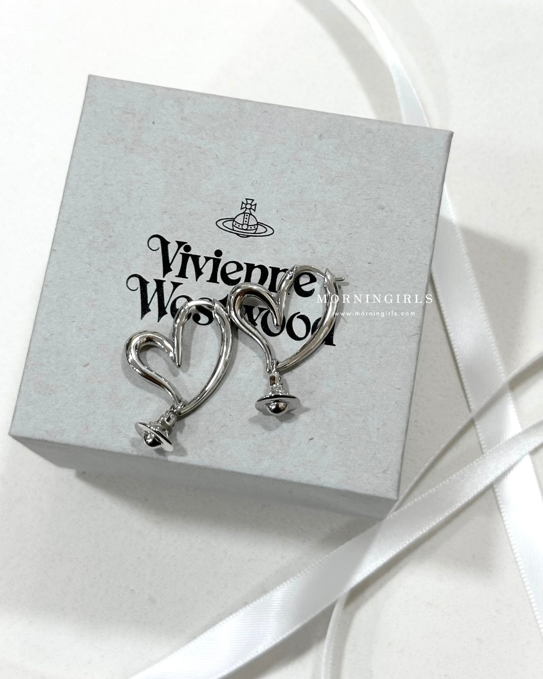 Vivienne Westwood Emily Earrings [2025 Newest Limited Edition Heart-Shaped Earrings on Sale]
