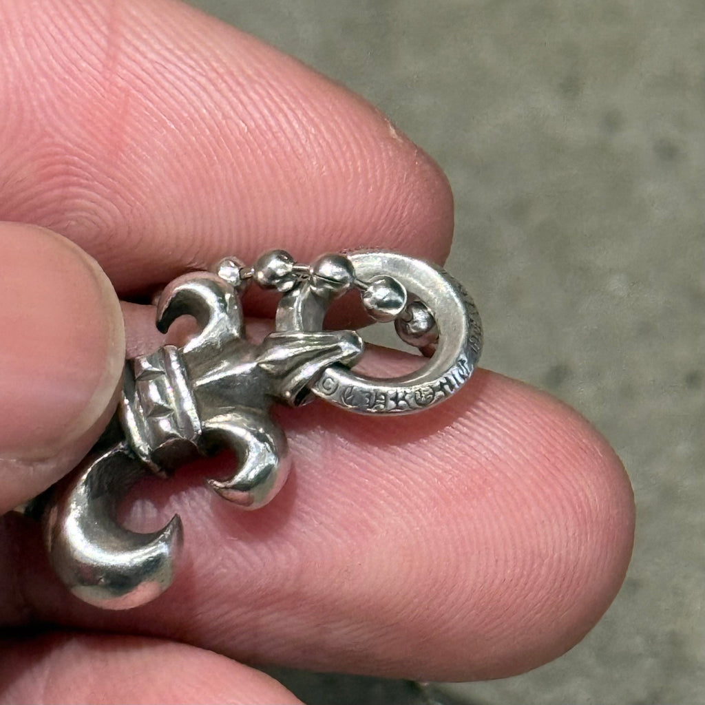 CHROME HEARTS BS FLEUR CHARM NECKLACE ‘SILVER’