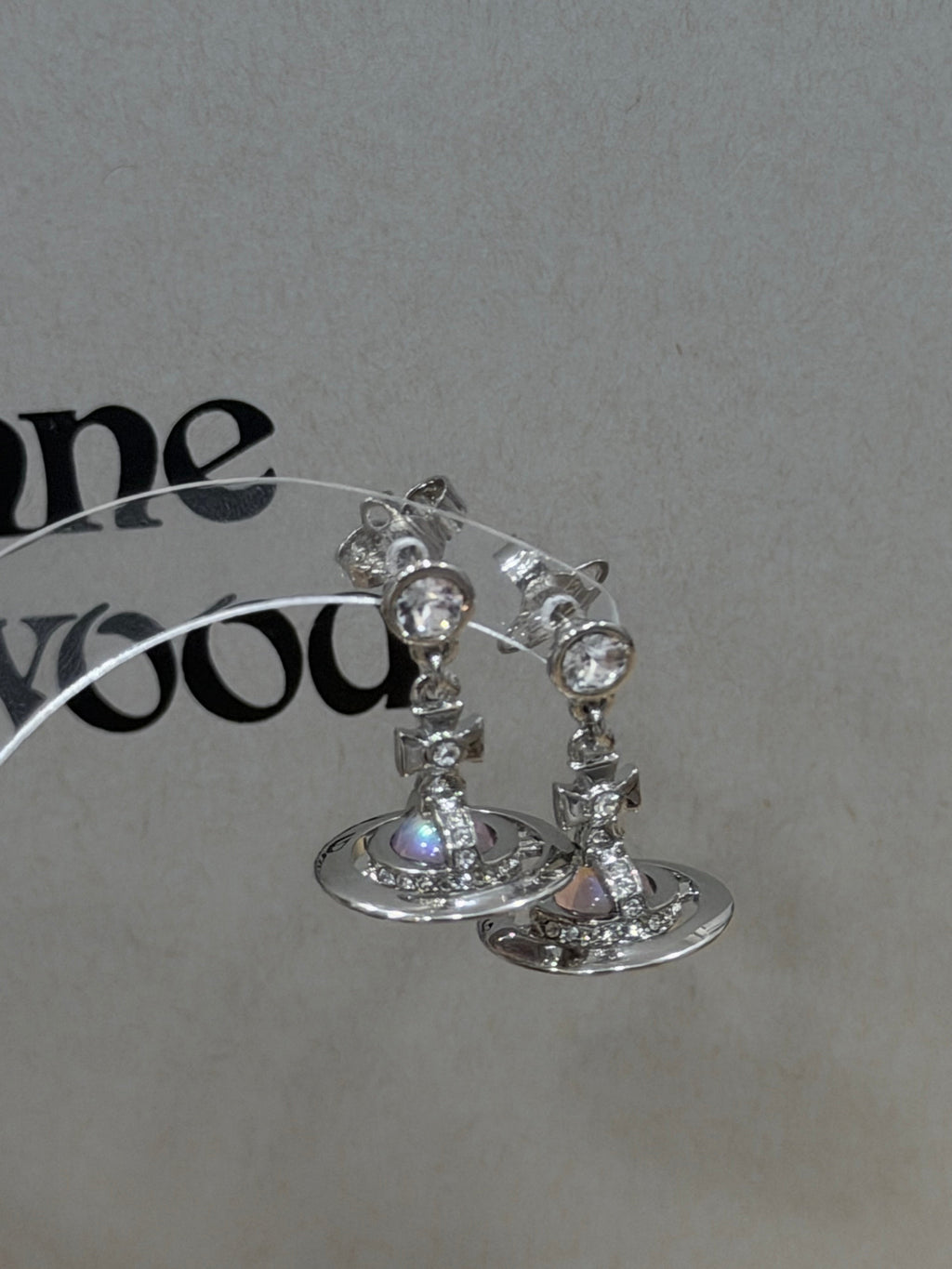 Vivienne Westwood ORB Pendant Crystal Iridescent Limited Edition [Super Limited Restock! All Stock Available Now - A Rare Opportunity!]