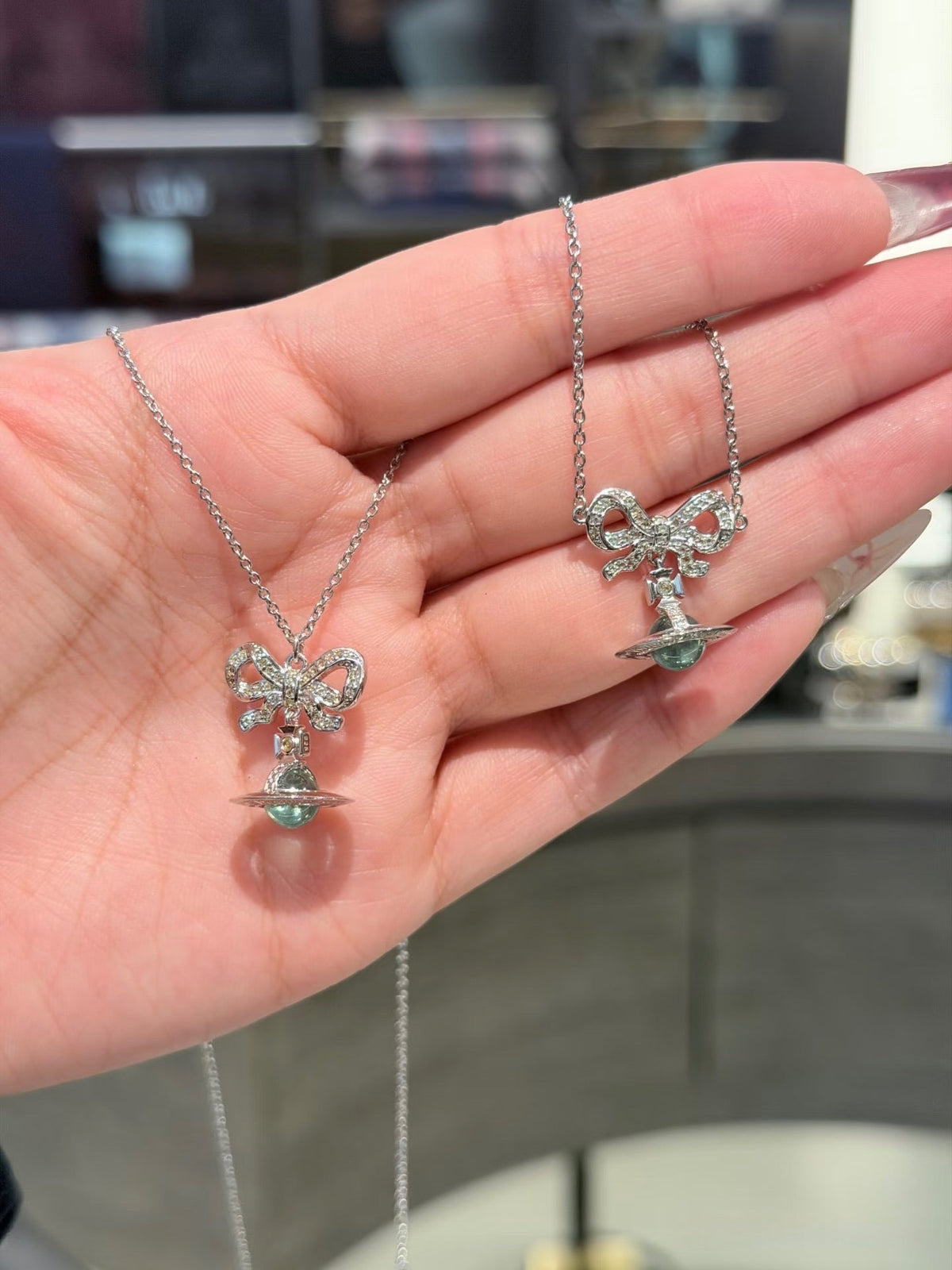 Vivienne Westwood Octavie Necklace иќґиќ¶зµђж�џзђѓ 100%зґ”йЉЂ [IVEз›ґдє•жЂњеђЊж¬ѕ]