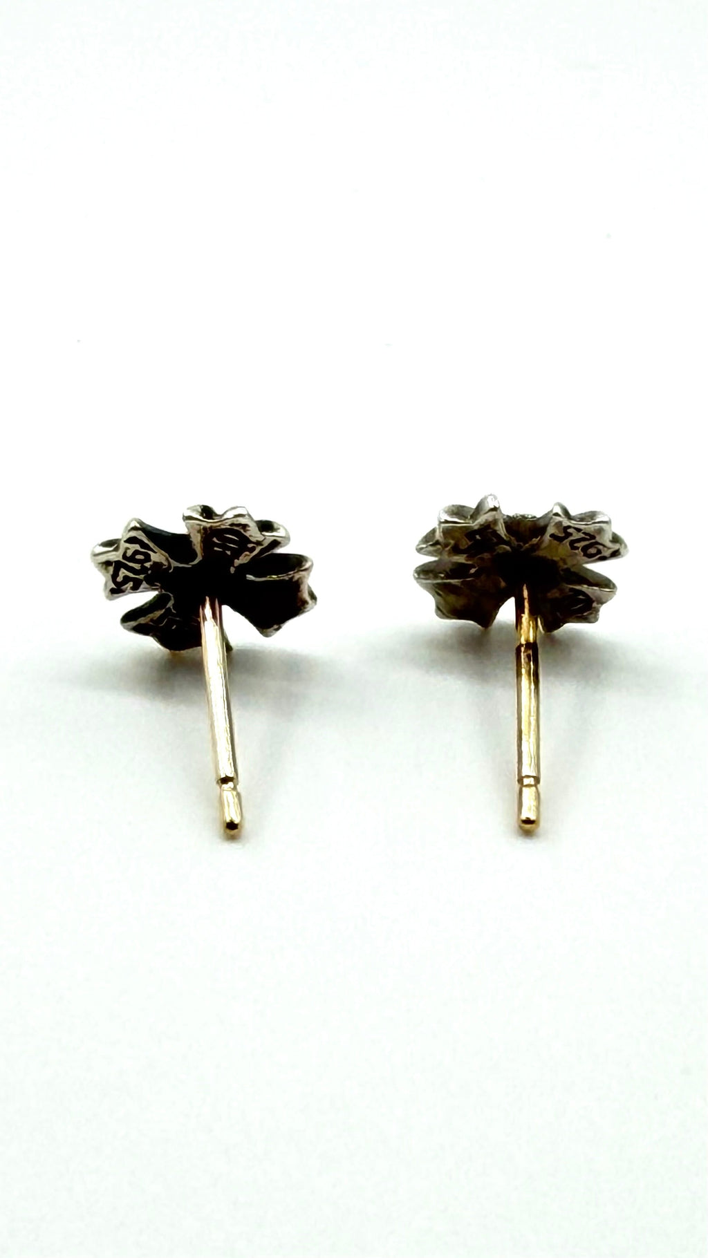CHROME HEARTS PLUS STUD SILVER EARRING