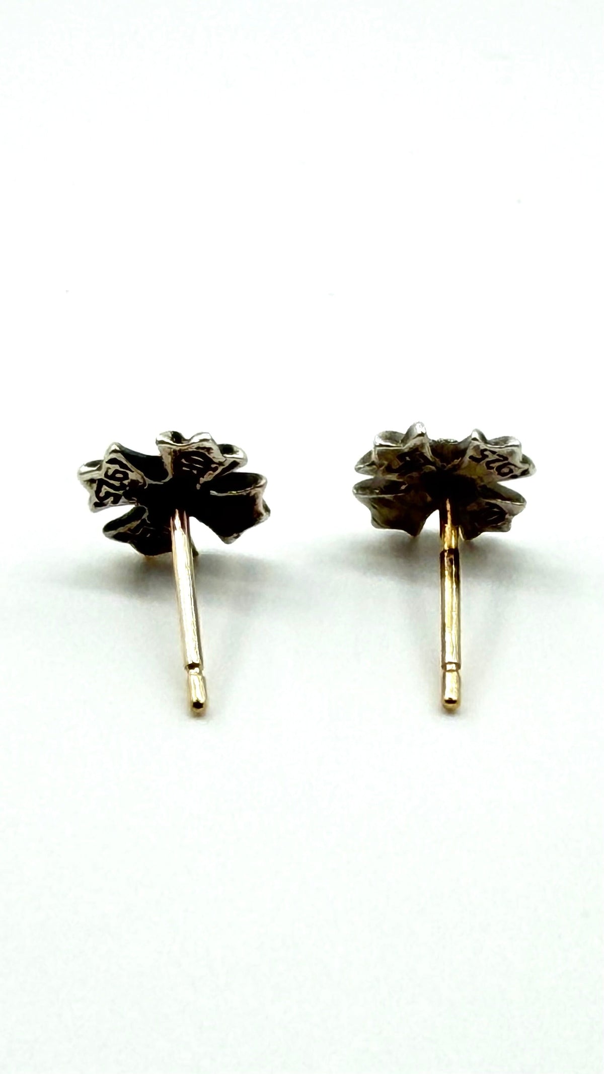 CHROME HEARTS PLUS STUD SILVER EARRING