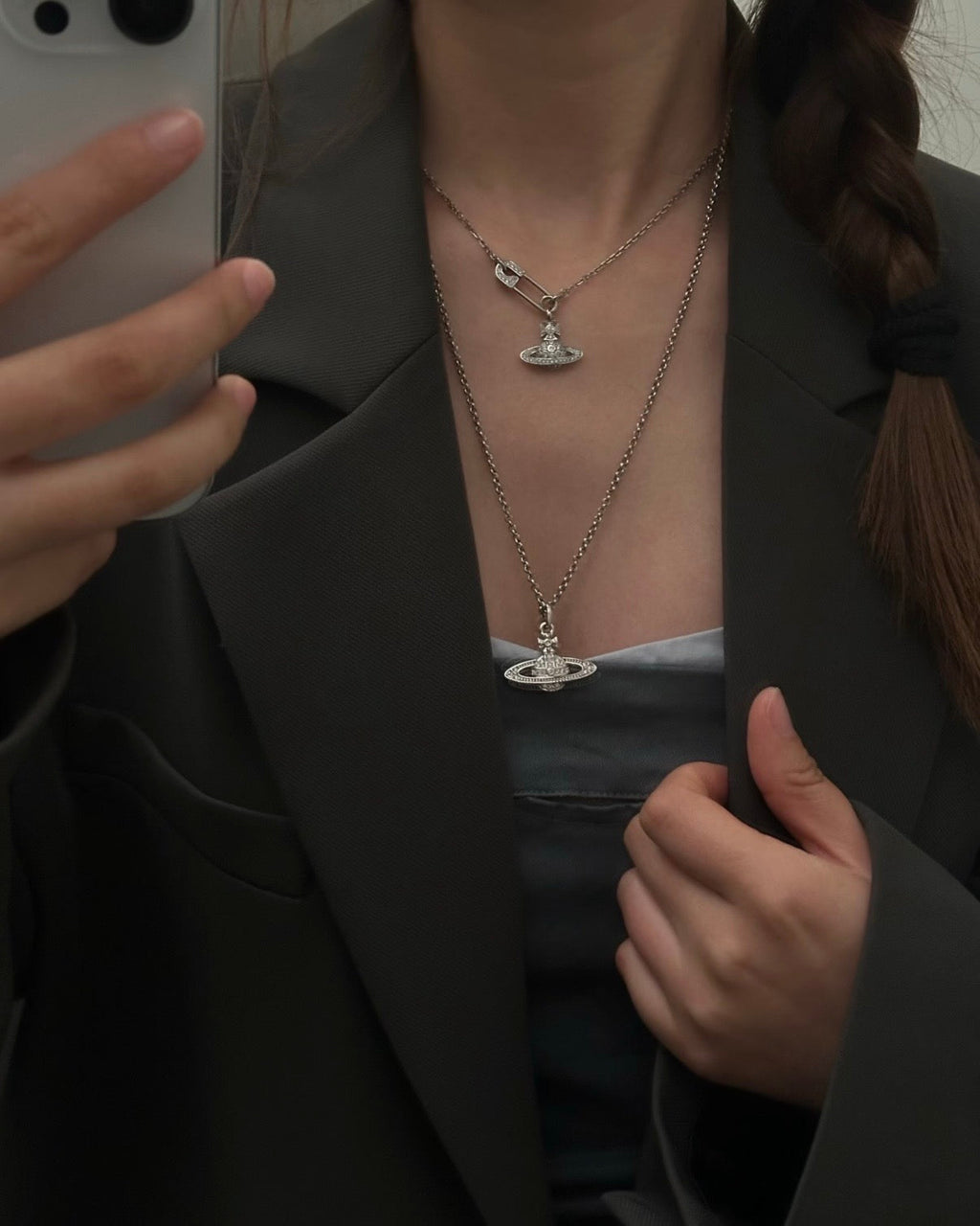 Vivienne Westwood Lucrece Orb Necklace ж‰Јй‡ќй–ѓй‘Ѕрџ§· [Blackpink JennieеђЊж¬ѕж‰Јй‡ќзі»е€—]