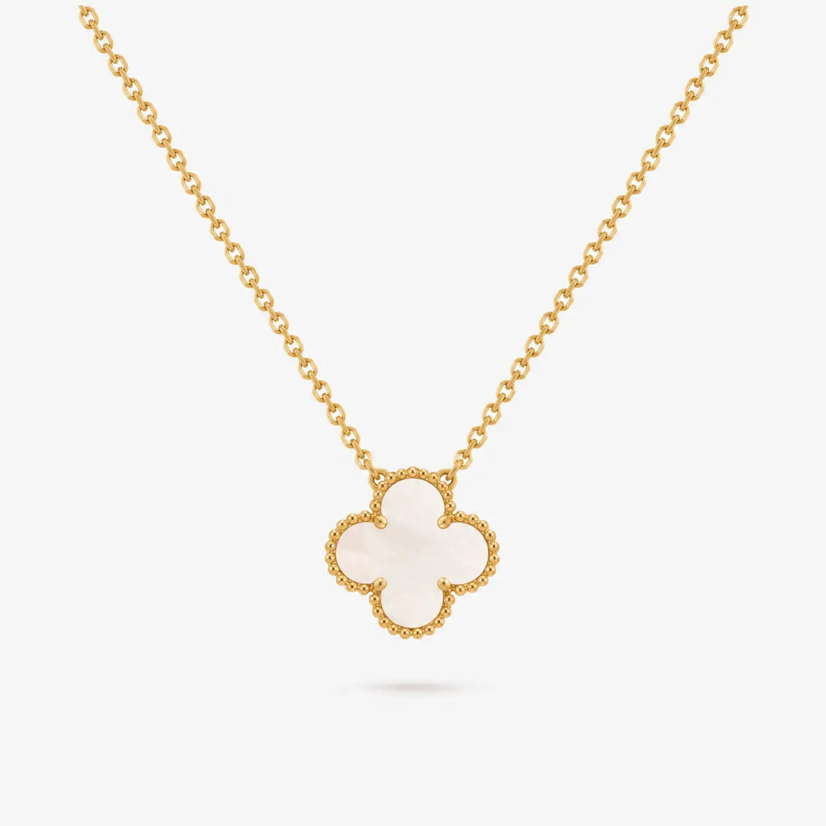 Van Cleef & Arpels Alhambra lucky four-leaf clover necklace