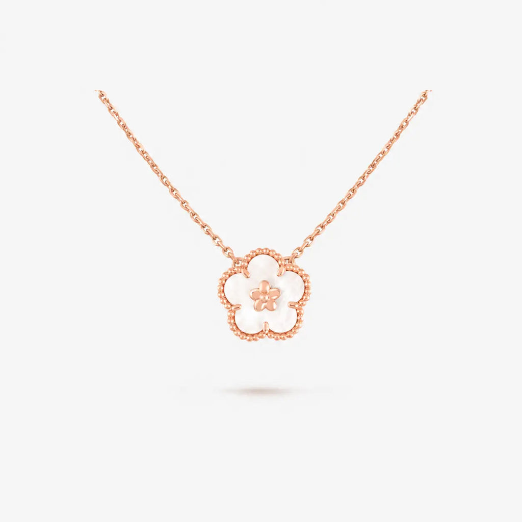 Van Cleef & Arpels Lucky Spring Plum Blossom Necklace