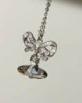 Vivienne Westwood Octavie Necklace иќґиќ¶зµђж�џзђѓ 100%зґ”йЉЂ [IVEз›ґдє•жЂњеђЊж¬ѕ]