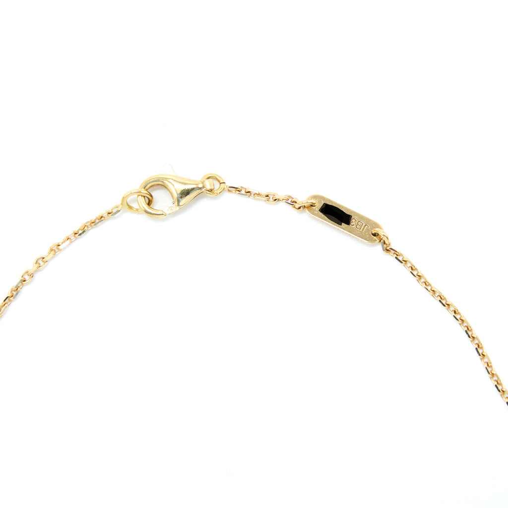 VAN CLEEF & ARPELS VINTAGE ALHAMBRA PENDANT CARNELIAN YELLOW GOLD NECKLACE