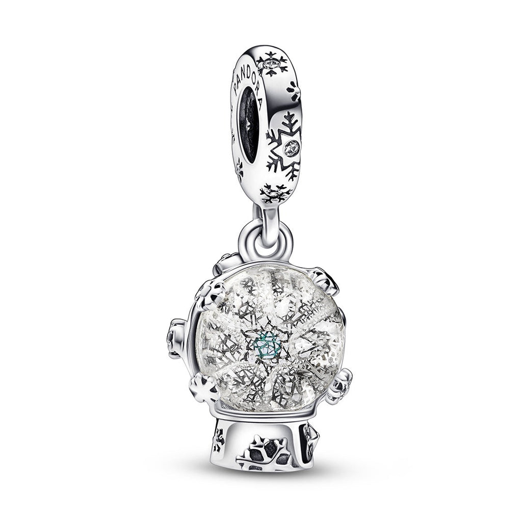 Pandora Snowflake Snowglobe Dangle Charm