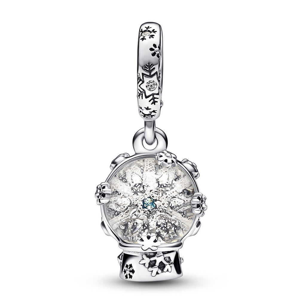 Pandora Snowflake Snowglobe Dangle Charm