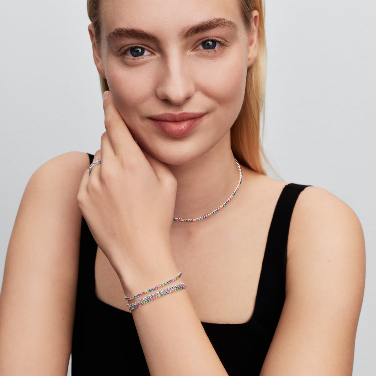 Pandora Rainbow Tennis Bracelet