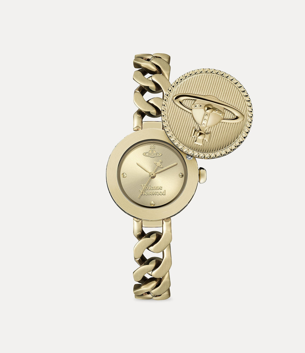 Vivienne Westwood Orb Button Gold Watch
