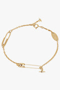 Safety Pin Bracelet | Gold
