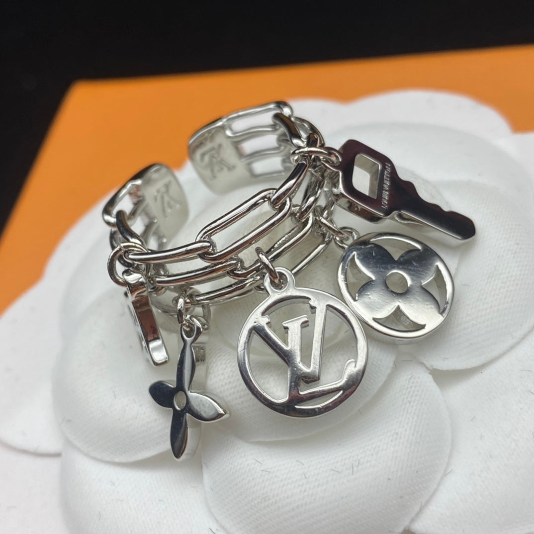 Louis Vuitton Classic Key Monogram Pendant Ring – Luxury Designer Jewelry