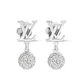 Louis Vuitton LV Iconic Louisa strass earrings